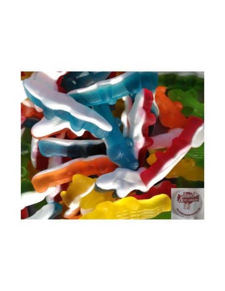 Confiserie gélifiée Marque Haribo Crocodile Hari Croco Bleu Orange ...