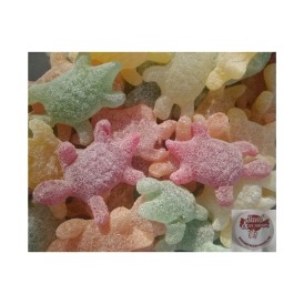 Confiserie gélatine acidulée Marque Geldhof Tortue citrique multicolor