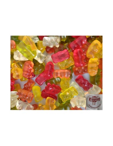 Confiserie gélifiée gélatine Marque Haribo Ours d'or Goldbears multico