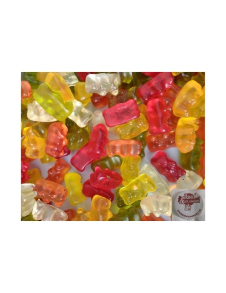 Confiserie gélifiée gélatine Marque Haribo Ours d'or Goldbears multico
