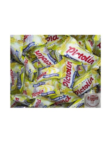 Confiserie Bonbon sans sucre Pictolin Marque Intervan Crème citron....