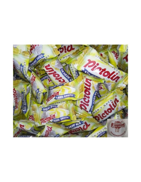 Confiserie Bonbon sans sucre Pictolin Marque Intervan Crème citron....
