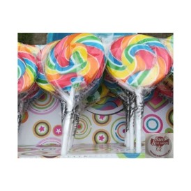 Confiserie dragéifiée Marque Sweet Sucette Spiral des fêtes foraines..