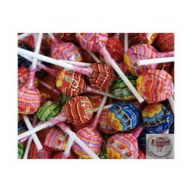 Confiserie Dragéifiée Marque Chupa Chups Sucettes fruits, cola vanille