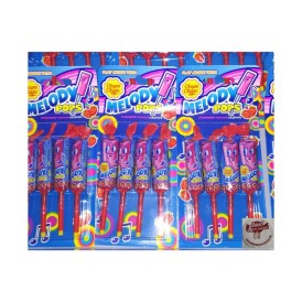 Confiserie dragéifiée Marque Chupa Chups Sucette Melody pops fraise...