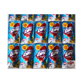 Confiserie dragéifiée Marque Chupa Chups Sucette pied Poudre claquante