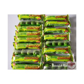 Confiserie dragéifiée Marque Zed candy Brabo Boule magique pomme sour.