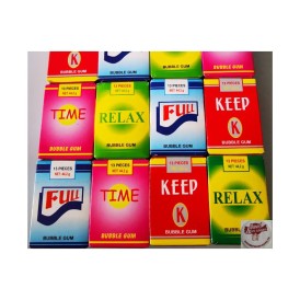 Confiserie bubble-gum en stick Marque Brabo Bâtonnet de chewing-gum...