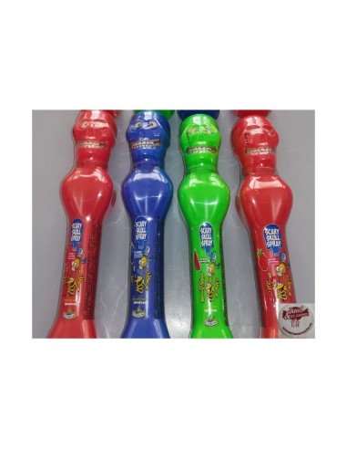 Confiserie liquide spray Marque Brabo Spray scary skull pastèque frais