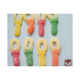 Confiserie gélatine acide Marque Casa Del Dolce Tétine acidulée géante