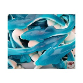 Confiserie gélifiée de la marque Vidal Dauphin géant bleu davidetses..