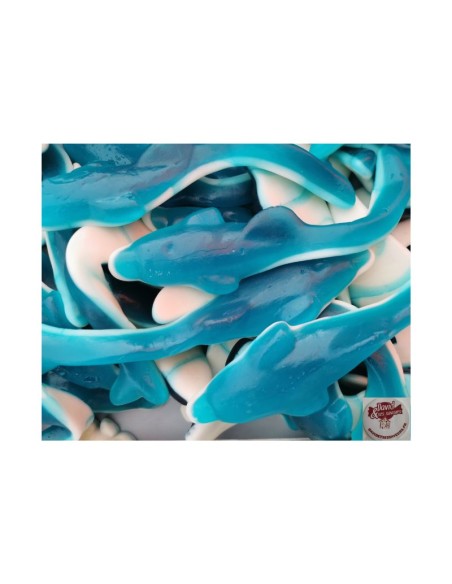Confiserie gélifiée de la marque Vidal Dauphin géant bleu davidetses..