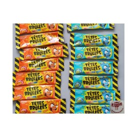 Confiserie Acide Marque Verquin Têtes brûlées barre choc termix Effet.