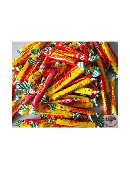 Confiserie gélatine barre fruit Marque Carambar & Co davidetsessaveurs