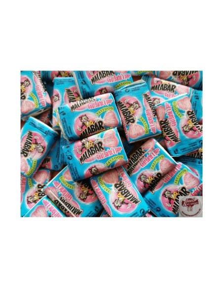 Confiserie chewing gum Marque Carambar & Co Malabar goût barbe à papa.