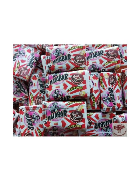 Confiserie chewing gum Marque Carambar & Co Malabar saveur coca cola..