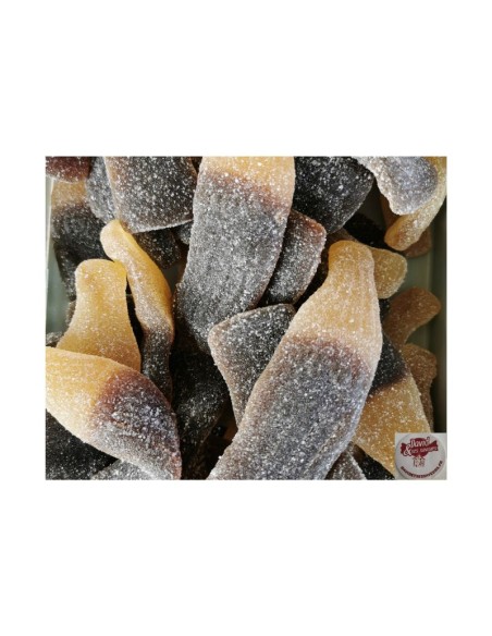 Confiserie acidulée Marque Vidal Bouteille cola acidulée géante david.