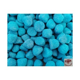 Confiserie Gommes gélifiée perlée billes bleues Marque Fini Mûre bleue