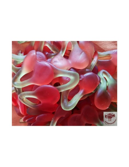 Confiserie gélifiée De la marque Haribo Happy cherry Cerise gélifiée..