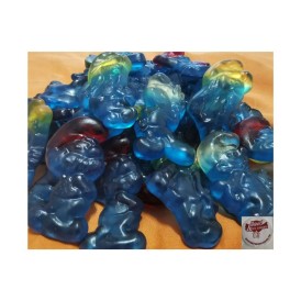 Confiserie gélifiée gélatine Marque Haribo Schtroumpfs gélifiés XXL...