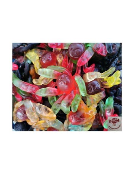 Confiserie gélifiée gélatine Marque Trolli Poulpy davidetsessaveurs...