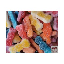 Confiserie acidulée sans gluten Marque Lutti Lapins crétins davidet...