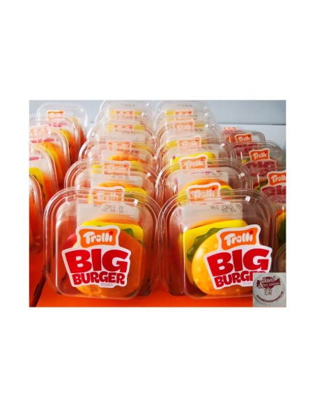 Confiserie gélifiée aérée Marque Trolli Burger géant géant davidetse..