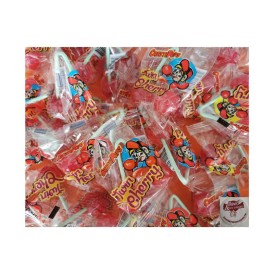 Confiserie Dragéifiée Marque Fizzy Sucette cerise jumelle davidetsess.