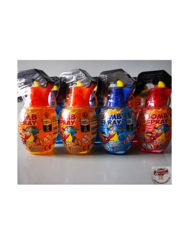 Confiserie liquide spray Marque Brabo Spray boom en forme de grenade..