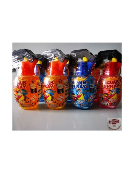 Confiserie liquide spray Marque Brabo Spray boom en forme de grenade..