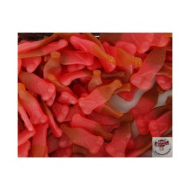 Confiserie gélifiée gomme Marque Haribo bouteille cherry et cola......