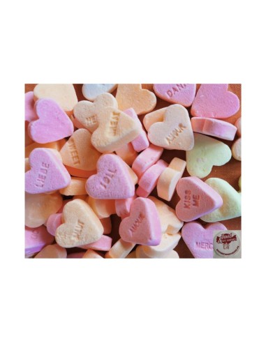 Confiserie dextrose acidulé Marque Tiger Lucky Hearts Cœur poudré.....