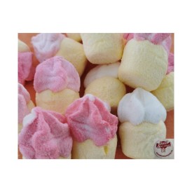 Confiserie guimauve marshmallow Marque Bulgari Cupcake saveur fraise..