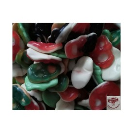 Confiserie gélifiée en gélatine Marque Trolli Tête de fantôme spookies