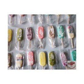 Confiserie dragéifiée poudre Marque Française Sucette attrape salée...