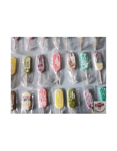 Confiserie dragéifiée poudre Marque Française Sucette attrape salée...