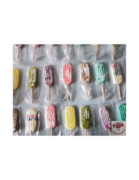 Confiserie dragéifiée poudre Marque Française Sucette attrape salée...