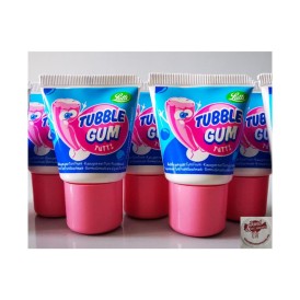 Confiserie pâte à mâcher Marque Lutti Tubble gum saveur tutti frutti.