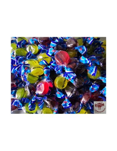 Confiserie bonbon sans sucre marque intervan pictolin fruits cristal..