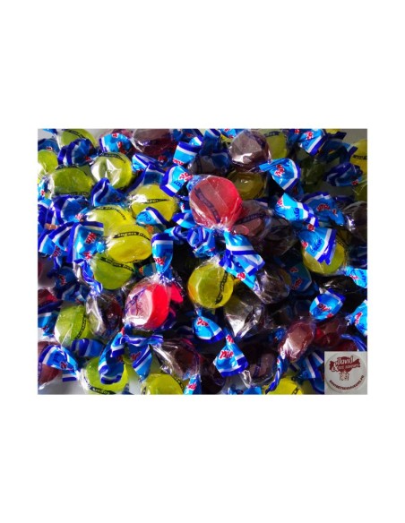 Confiserie bonbon sans sucre marque intervan pictolin fruits cristal..