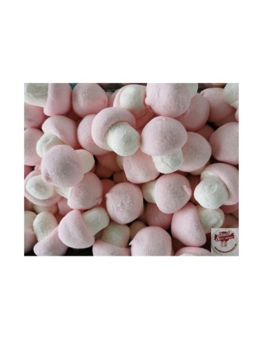 Confiserie guimauve marshmallow Marque Bulgari Champignon à la saveur.