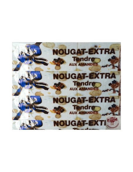 Confiserie nougat amandes Marque La Linoise Barre nougat n° 20 surfin.