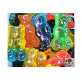 Confiserie géante gélifiée Marque Fini Ourson géant gélifié 5 couleurs