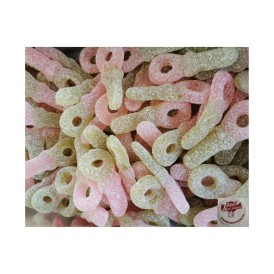 Confiserie sans gélatine citrique Marque Frisia Tétine acidulée melon.