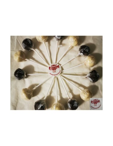 Confiserie chocolat Marque Thijs Sucette nougat géante chocolat blanc.