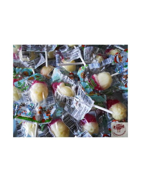 Confiserie sucette à sucre cuit Marque Sugar’s Magic Sucette santa pop