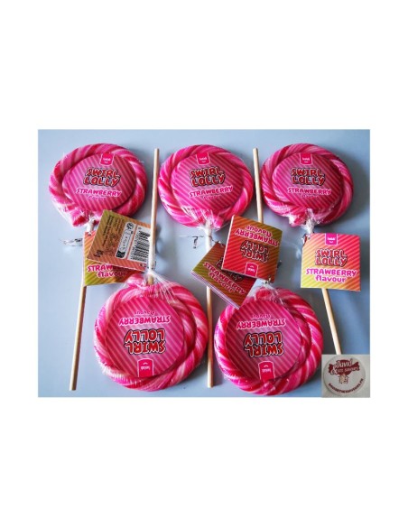 Confiserie dragéifiée Marque sweet Sucette Spiral des fêtes foraines..