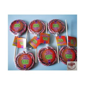 Confiserie dragéifiée Marque sweet Sucette Spiral des fêtes foraines..