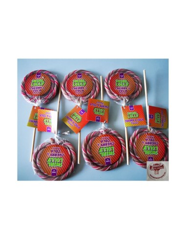 Confiserie dragéifiée Marque sweet Sucette Spiral des fêtes foraines..