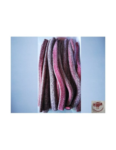 Confiserie gélifiée fourrée citrique Marque Jake Jumbo raisin acidulé.